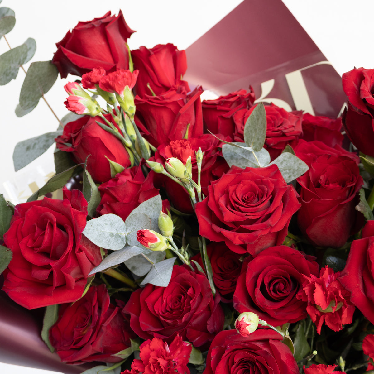 Classic Love Red Rose Bouquet LA