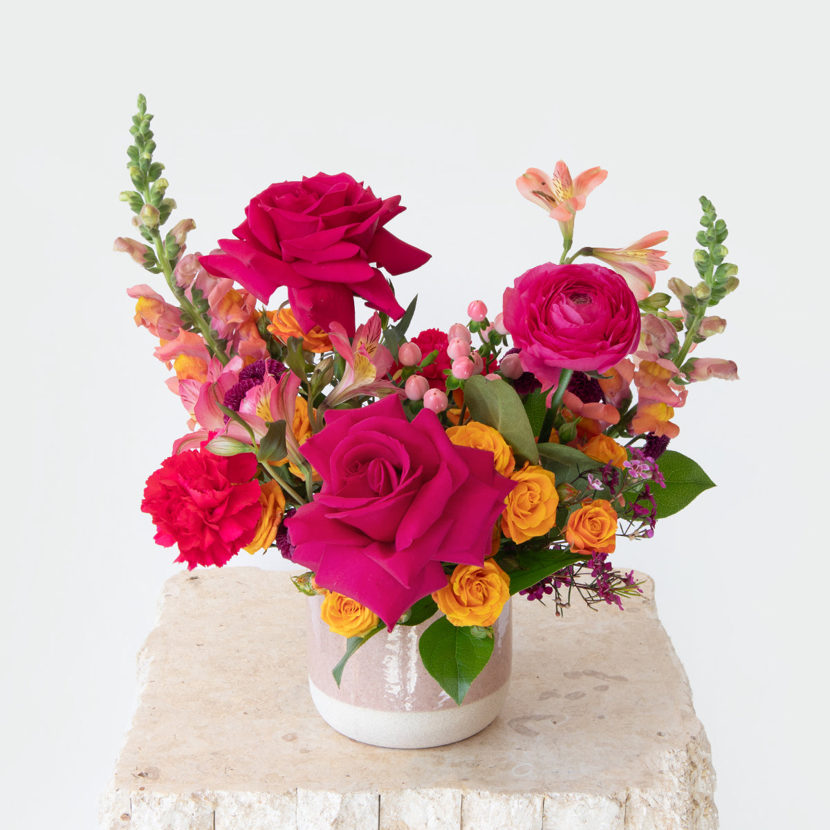 Garnet Vase Arrangement
