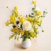 Lemon Chiffon Vase Arrangement