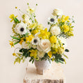 Lemon Chiffon Vase Arrangement