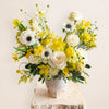 Lemon Chiffon Vase Arrangement