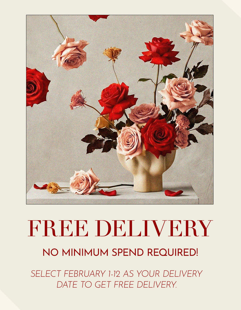 Free Delivery for Valentine's Blooms