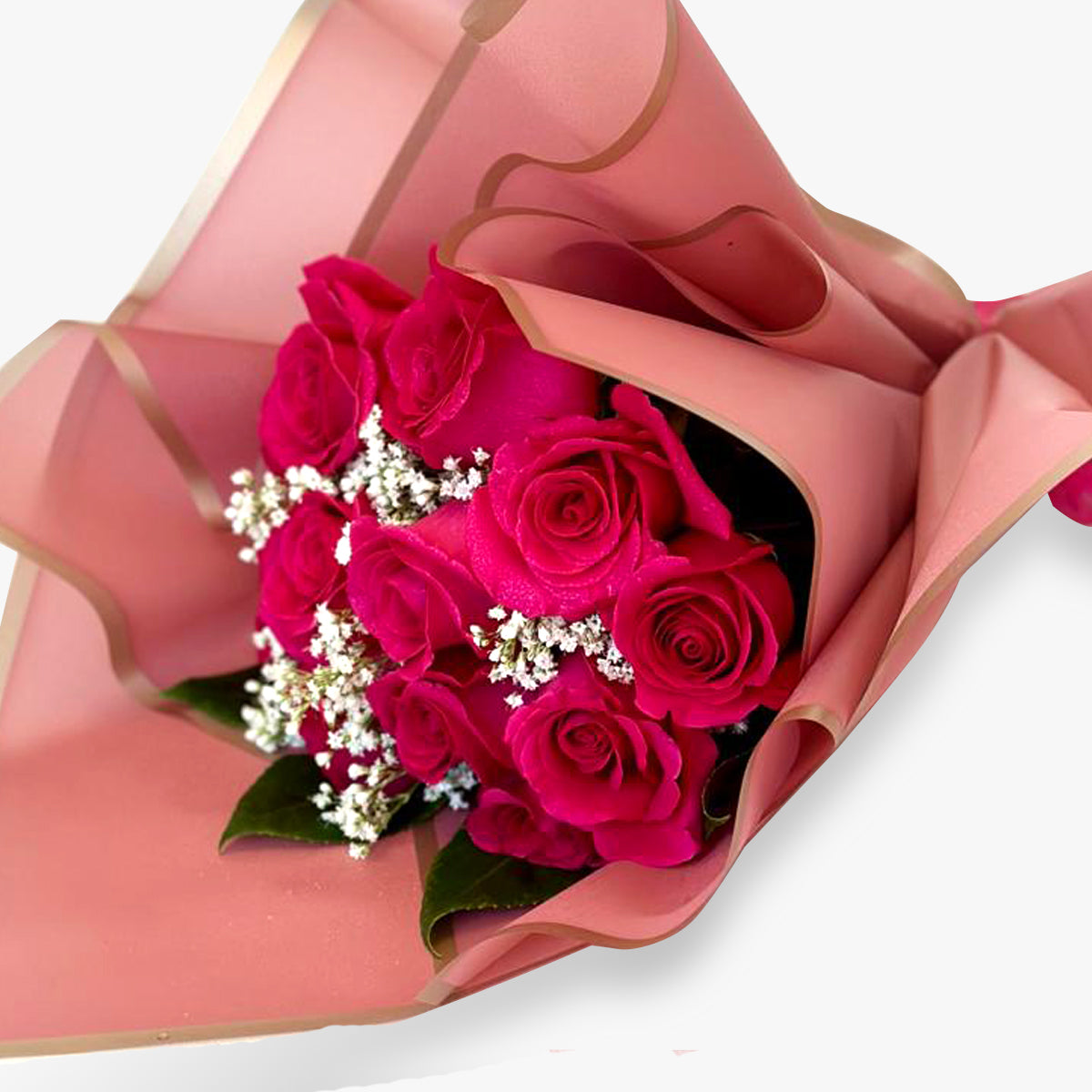 Hot Pink Rose Bouquet