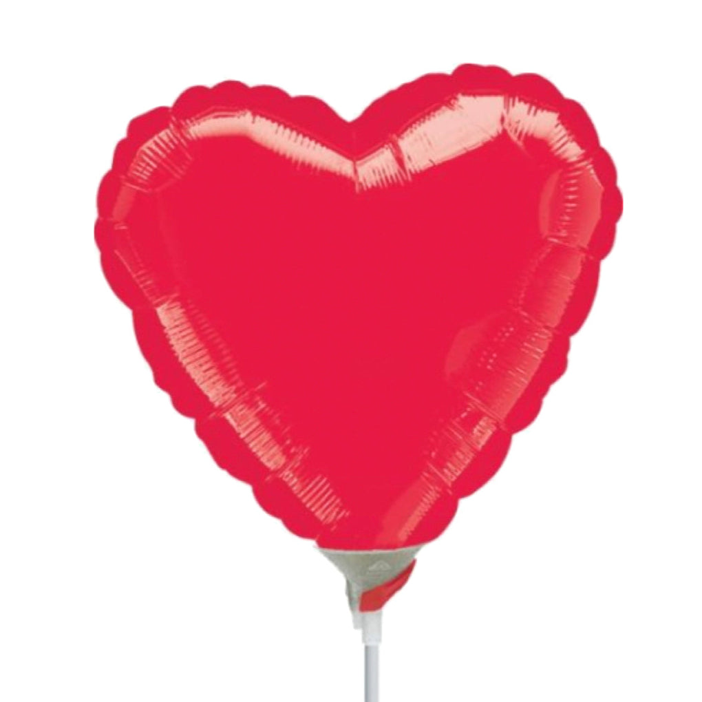 Mini Red Heart Balloon