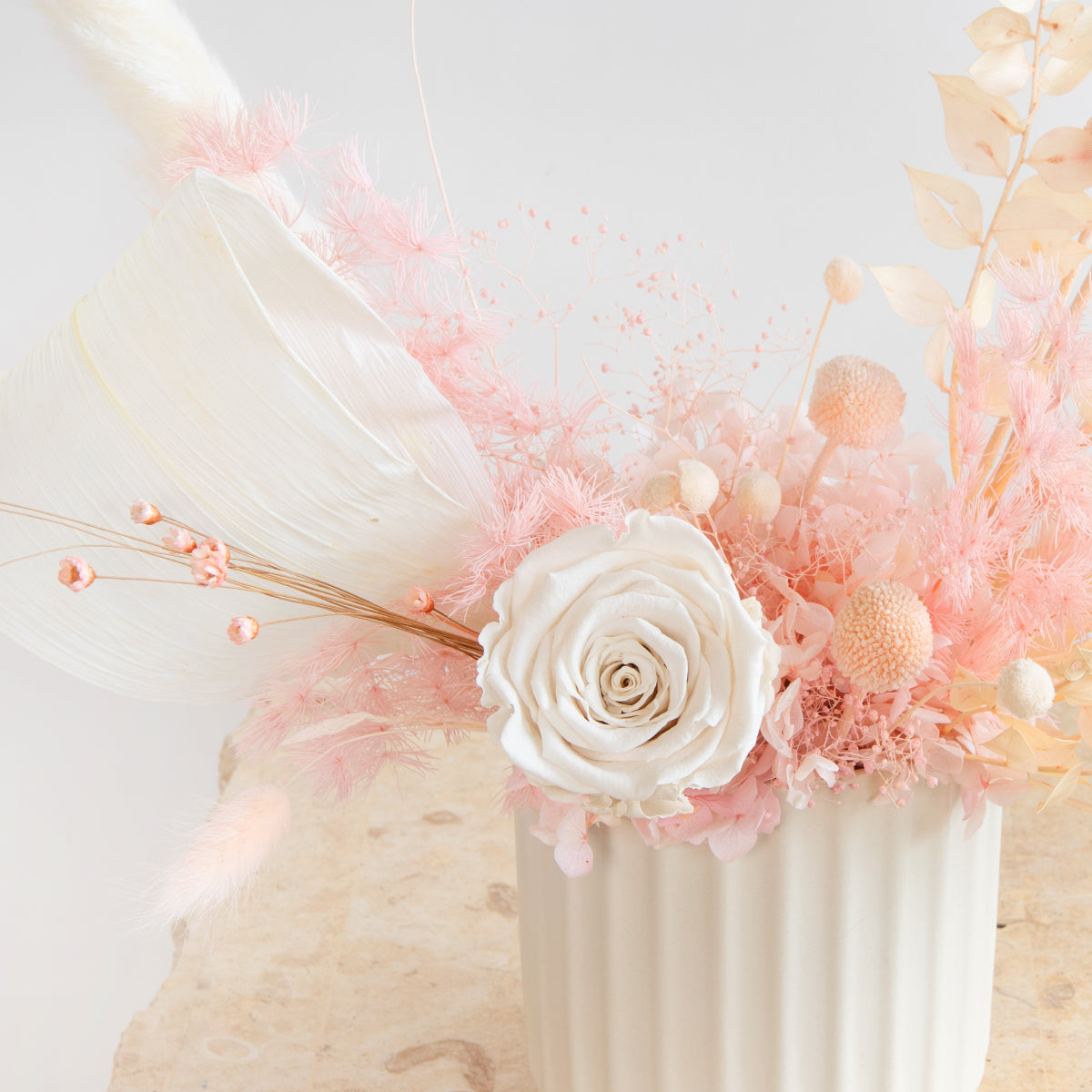 Sweetpea Dried Vase Arrangement