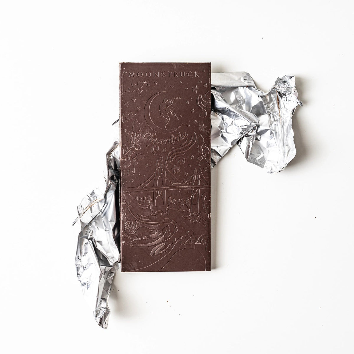 Moonstruck Chocolate: Salty Dark Sea Salt Almond