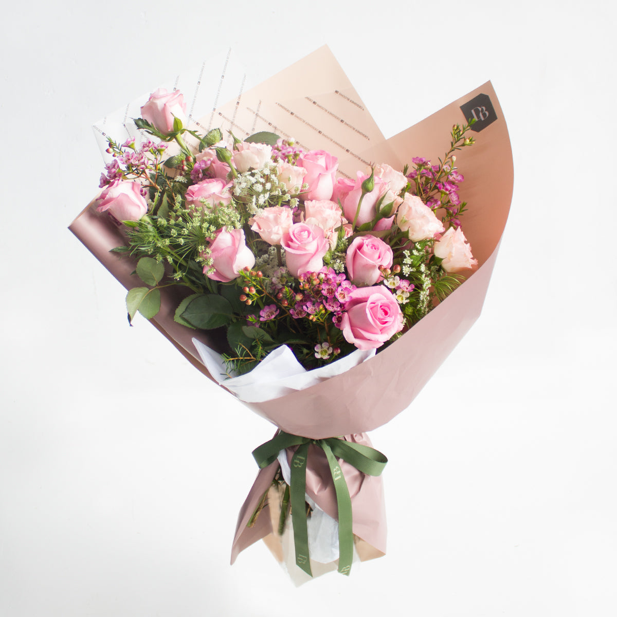 Classic Love Pink Rose Bouquet