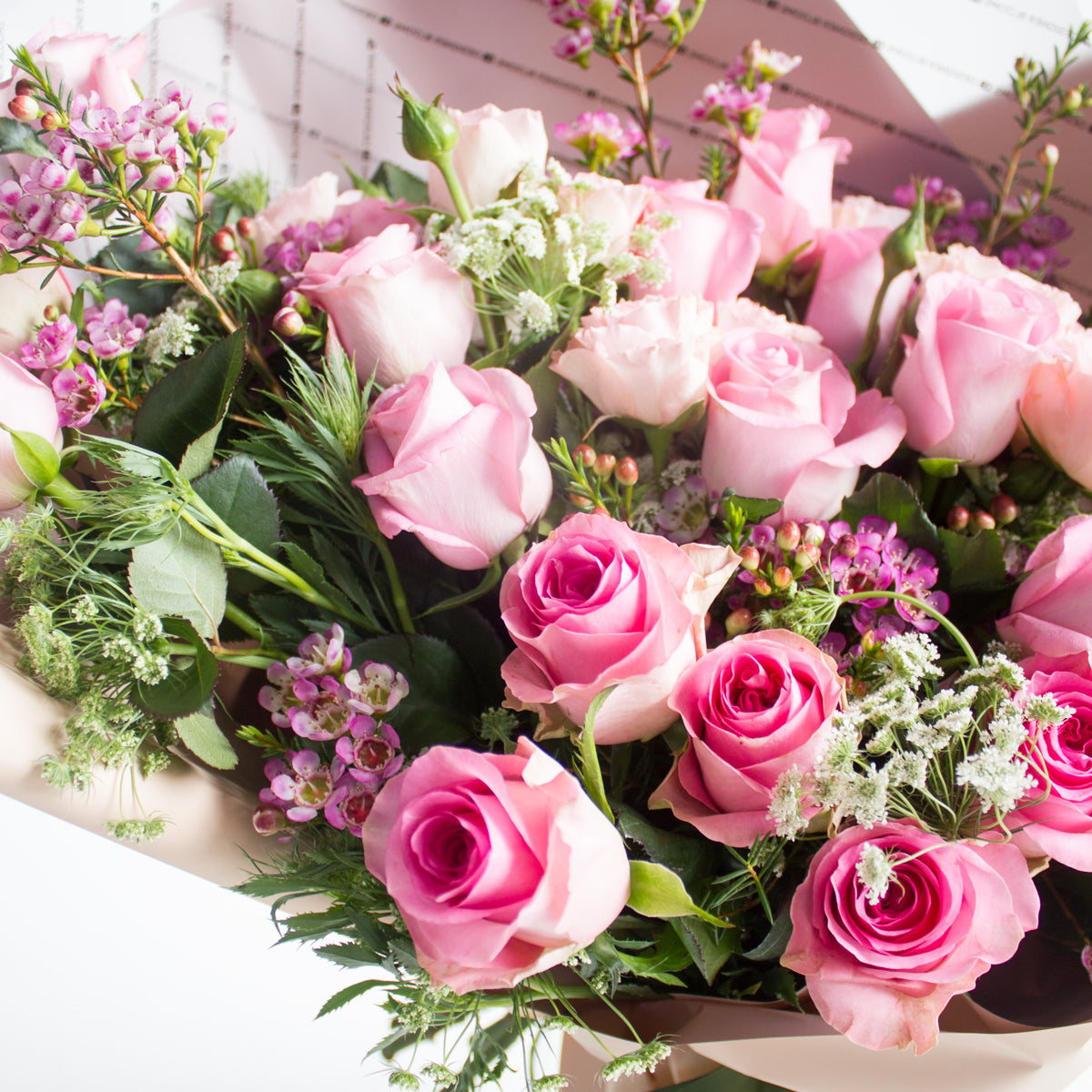 Classic Love Pink Rose Bouquet LB