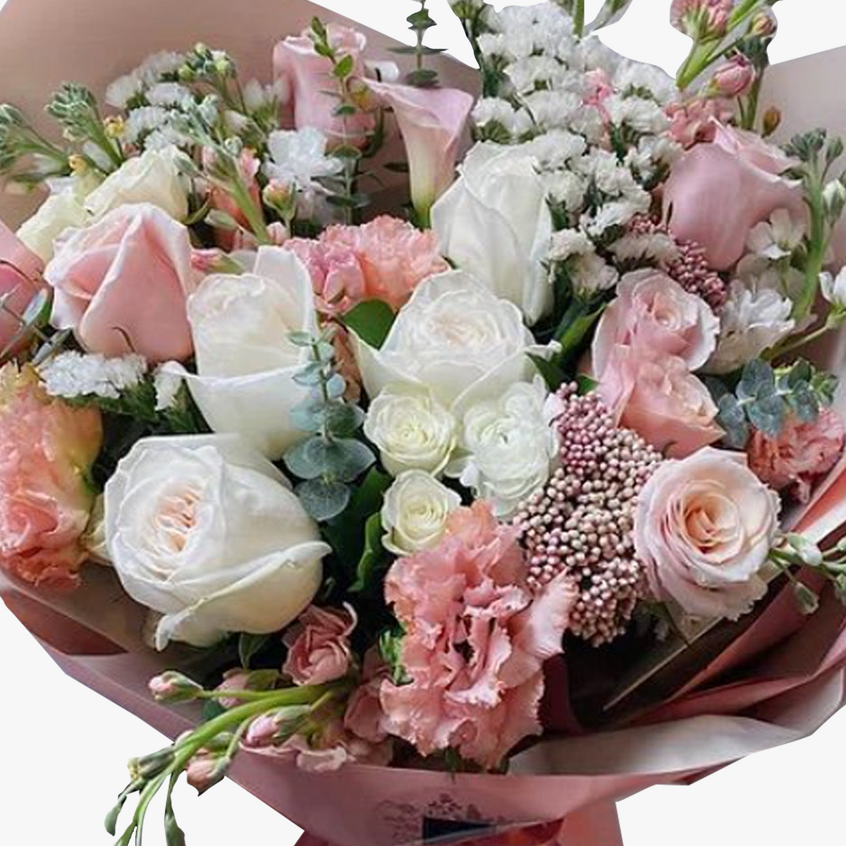 Pink and White Pure Bouquet