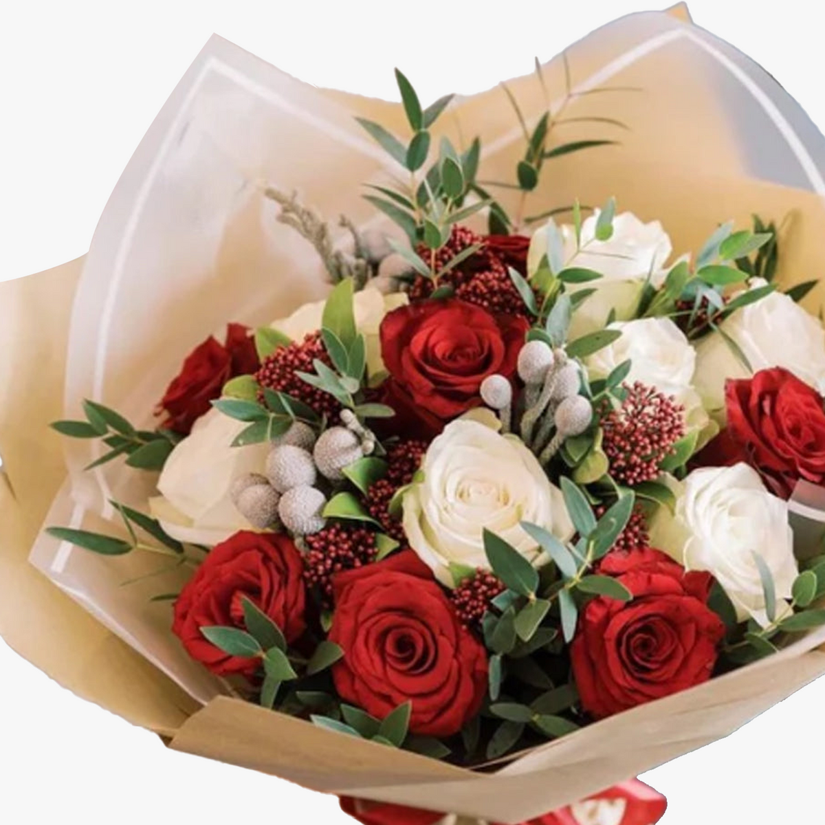 Red And White Bouquet